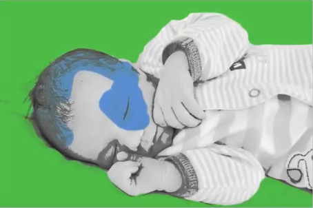 Baby colour splash edit