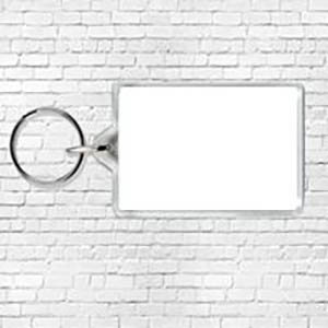 Large Keyring (image size 7x4.5cm)